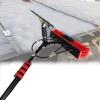 Solar Panel Cleaning Set, 3.6 m to 10.8 m, Telescopic Extension Pole with Squeegee and Water Brush for Window and Roof Cleaning view 1