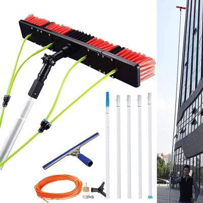 12 m Water-Fed Telescopic Window Cleaning Pole for Solar Panel Washing