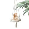 Elevated Cat Bed – Bohemian Hammock Swing view 1