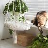 Elevated Cat Bed – Bohemian Hammock Swing view 4