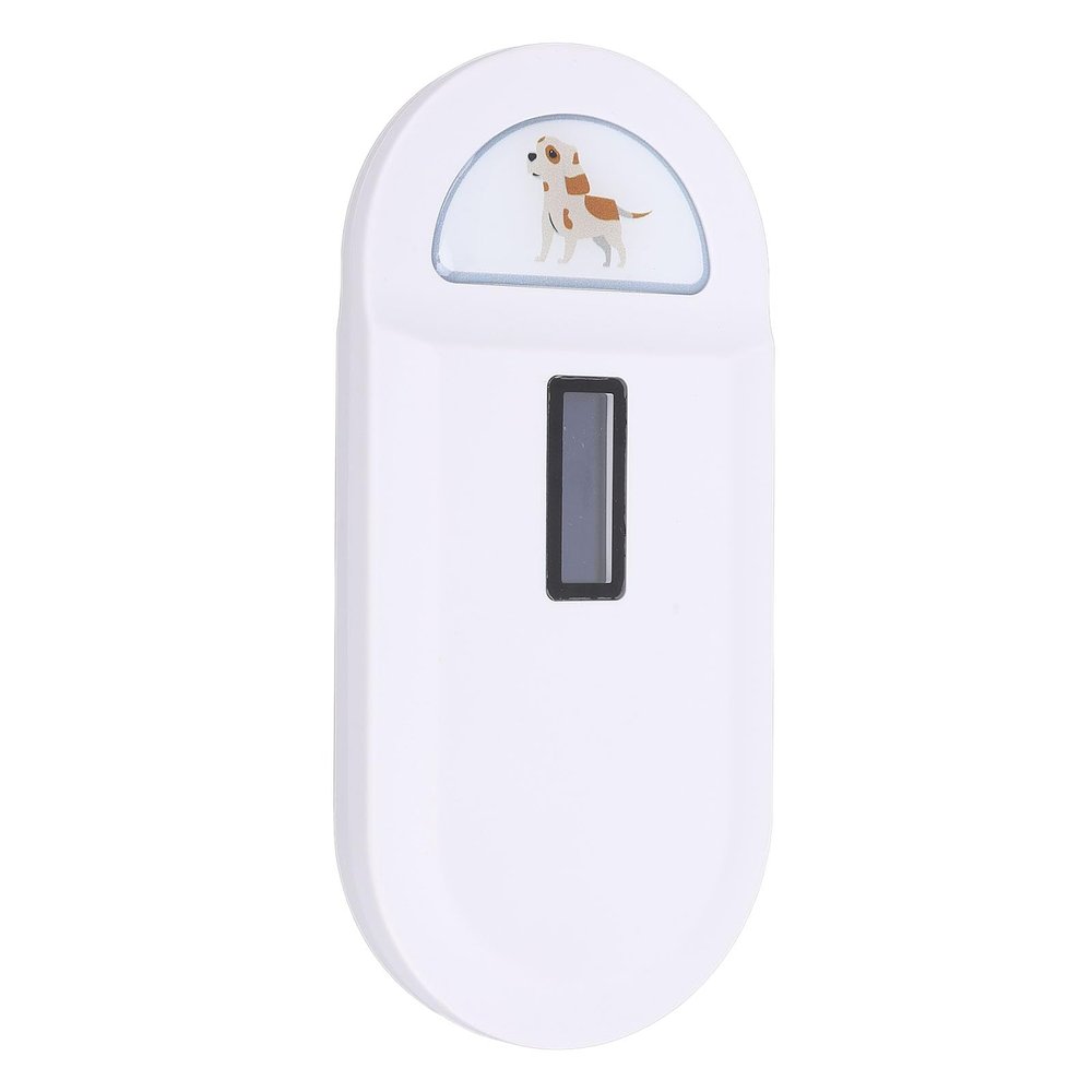 Pet Microchip Reader, FDX Animal Universal Scanner, 128-Record Storage, Rechargeable 800 mAh, White