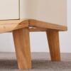ALDDPWE Wooden Bedside Table with 2 Drawers view 2