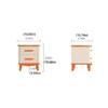 ALDDPWE Wooden Bedside Table with 2 Drawers view 4