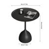 ALDDPWE Minimalist Round Nightstand, Small Bedside Table (A) view 2