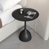 ALDDPWE Minimalist Round Nightstand, Small Bedside Table (A) view 3