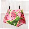 BUGUUYO Parrot Nesting Hammock with Watermelon Pattern, Waterproof Durable Bird Bed for Indoor Use, Comfortable Hammock for Parrots and Birds, Easy to Clean and Decorative view 2