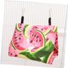 BUGUUYO Parrot Nesting Hammock with Watermelon Pattern, Waterproof Durable Bird Bed for Indoor Use, Comfortable Hammock for Parrots and Birds, Easy to Clean and Decorative view 3