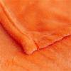 DOTBUY-SHOP Flannel Coral Fleece Blanket, Plush Boho Throw, Washable Cozy Blanket, 70 x 100 cm, Silver view 4