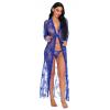 Beokeuioe Women's Lace Robe Set, Sheer Bridal Nightgown view 3
