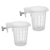 Aquarium Plant Holder - Transparent Cups view 1