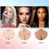 Half-Body Silicone Breast Plate, K Cup, Color 2, Stretch Cotton view 4