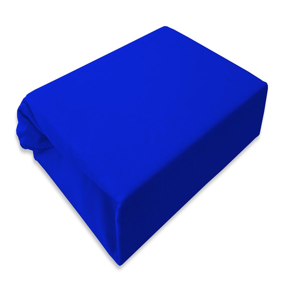 Children's Jersey Fitted Sheet, 80 x 160 cm, Cornflower