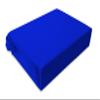 Children's Jersey Fitted Sheet, 80 x 160 cm, Cornflower view 1