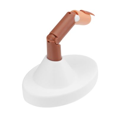 White ABS Practice Finger with Base, 1 Set
