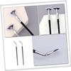 Fan Eyelash Brushes, 2 Count, Wooden Handle, Black view 2