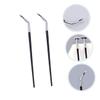 Fan Eyelash Brushes, 2 Count, Wooden Handle, Black view 4