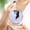 QWJKM Compact Folding Makeup Mirror, 1x/2x Magnification, 6.1 cm view 4