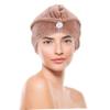 AUTSUPPL 3-Piece Hair Drying Towel and Shower Cap Set view 2