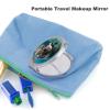 QWJKM Hippo Underwater Makeup Mirror, 1X/2X Magnifying Compact Travel Mirror, 6.1 cm view 3