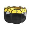 Yellow Octagonal Oxford Fabric Pet Playpen for Dogs and Cats view 1