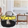 Yellow Octagonal Oxford Fabric Pet Playpen for Dogs and Cats view 2