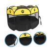 Yellow Octagonal Oxford Fabric Pet Playpen for Dogs and Cats view 4