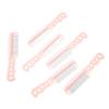 6-Piece Plastic and Stainless Steel Hairdressing Comb Set view 1