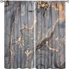 Children's Opaque Thermal Curtain with Marble Texture, 183 x 214 cm view 1