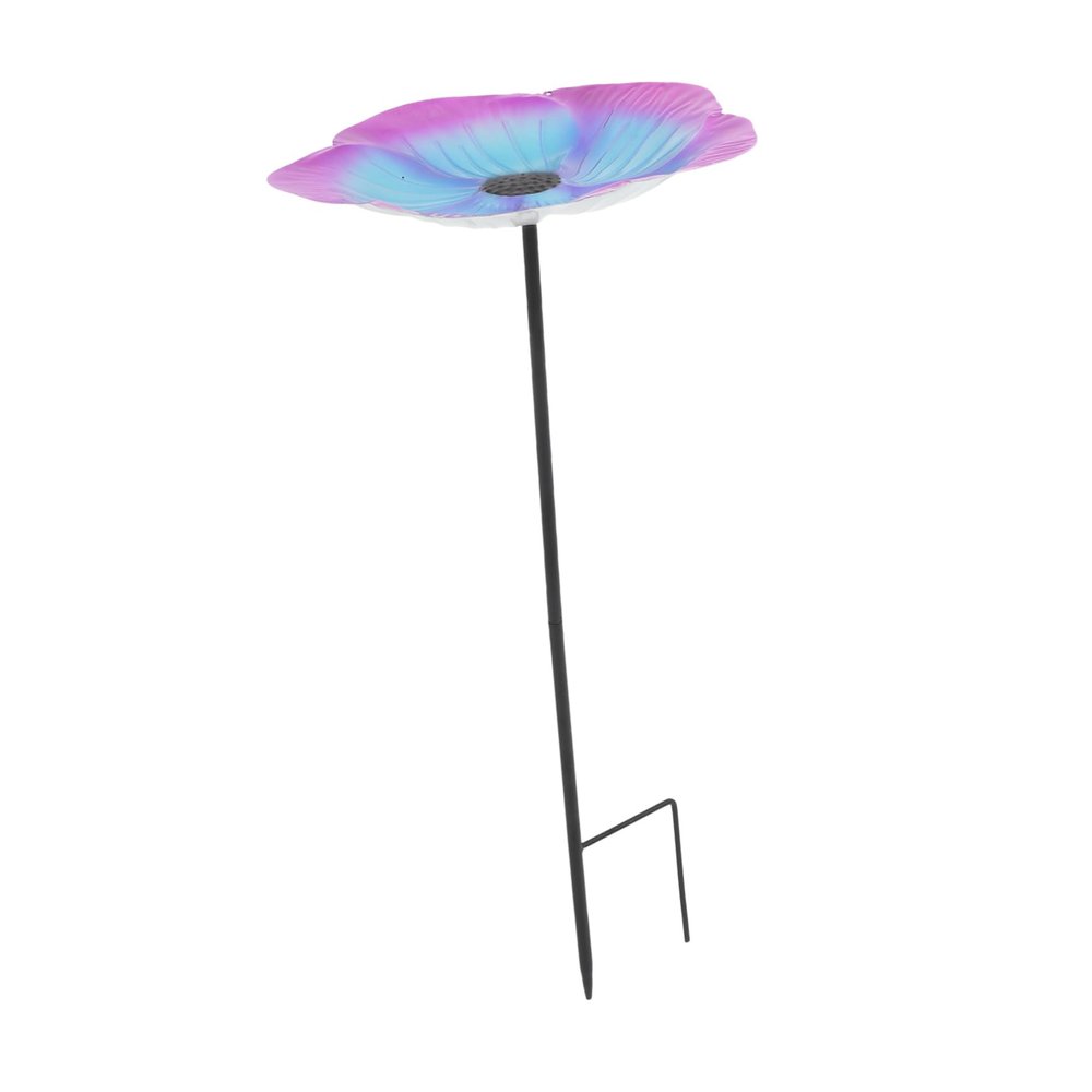 Milisten Garden Bird Bath and Feeder Station with Stable Stake