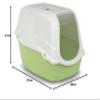 Romeo Litter Box with Filter, Green view 2