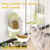 Giwnhvx Hanging Automatic Feeder and Waterer for Rabbits, Chinchillas, Guinea Pigs, and Hedgehogs, Small, Green view 4