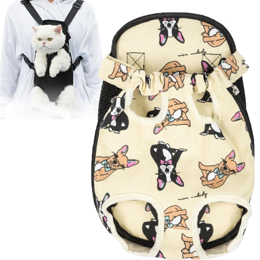 Furry Pawsy Pet Carrier Backpack with Leg Openings