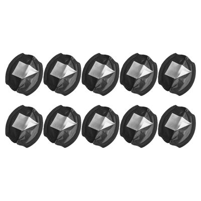 minkissy 20-Piece Washable Reusable Incontinence Pads for Men, Leak-Proof Absorbent Pee Pads, Black Nonwoven