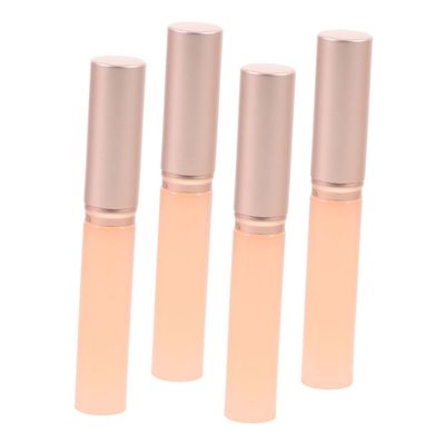 4-Piece Silicone Lip Brush Set with Rounded Brush Heads