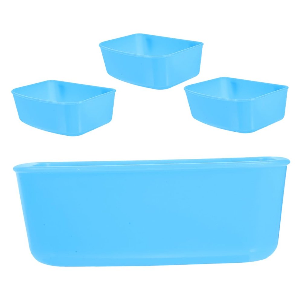 BESPORTBLE Parrot Feeding Bowl - 4 Pack
