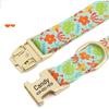 Personalized Dog Collar with Buckle, Pink, M view 3