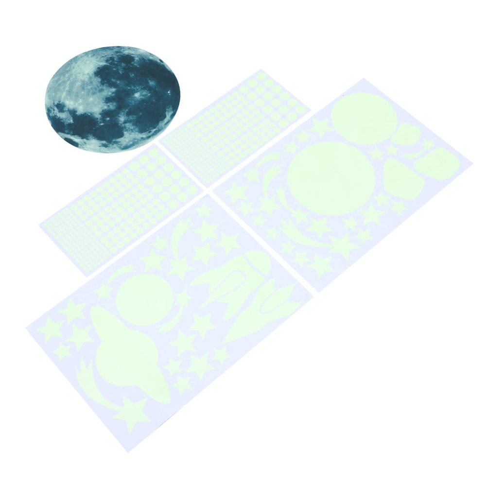Glow-in-the-Dark Star Wall Stickers, 1 Set, 20 cm, PVC