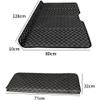 MANQII Non-Inflatable Car Mattress for VW Touareg III (CR) 2018–2023, PU Leather Rear-Seat Travel Bed, E/Coffee view 4
