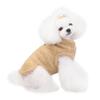 Soft Sherpa-Fleece Vest Jacket for Small Dogs and Cats, Sleeveless Winter Coat, Beige M/842 view 2