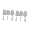 Baluue Set of 6 Travel Lotion Bottles with Keychain Holders view 1