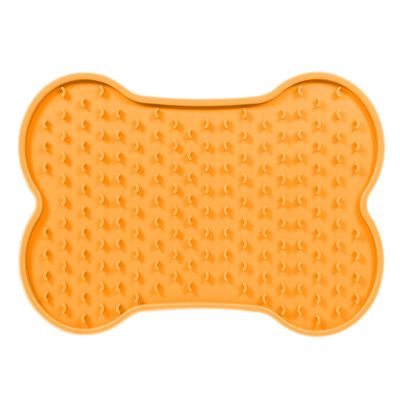 Cat Lick Mat, Bone-Shaped Slow Feeder