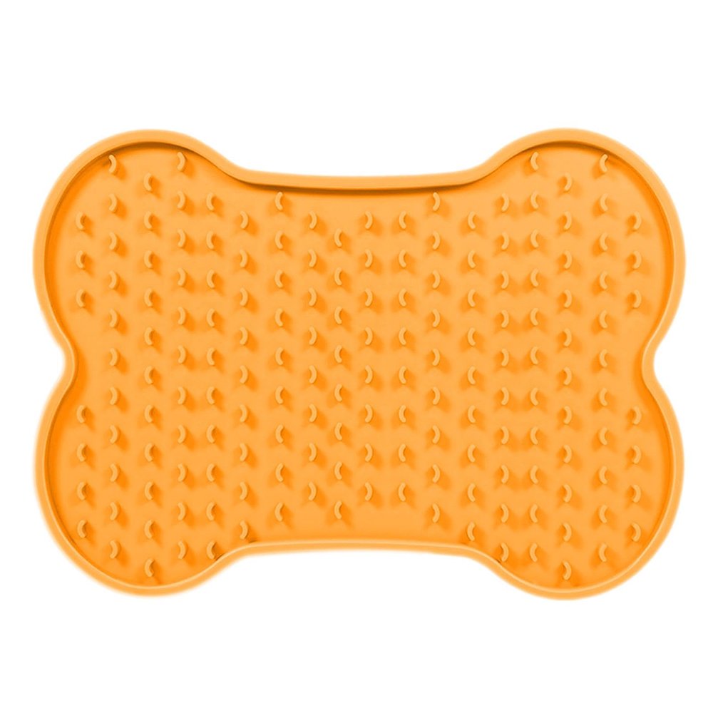 Cat Lick Mat, Bone-Shaped Slow Feeder