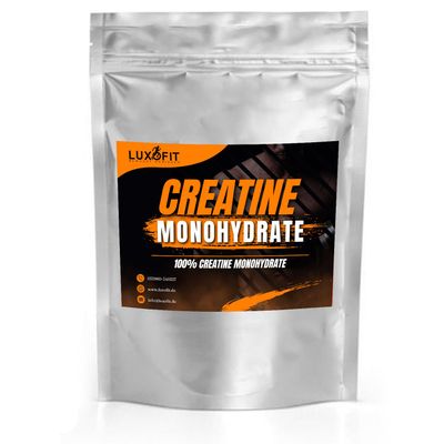 Luxofit Creatine Monohydrate Powder, 100% Pure, 200 Mesh (500 g)