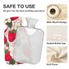2 L Hot Water Bottle with Soft Floral Cover view 3