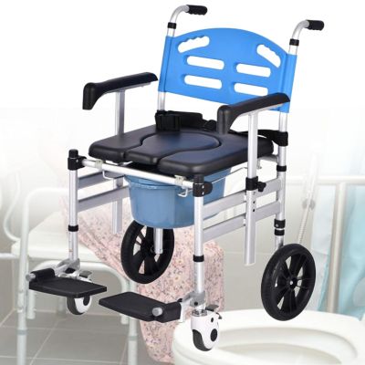 WEIMILOR Air Rolling Commode, Shower and Wheelchair
