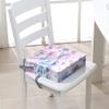 Surwin Non-Slip Booster Seat for Children, 3D Butterfly Cushion, Washable, Detachable, Pink/Purple, 40 x 40 x 10 cm view 2