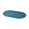 DOG Copenhagen Libra Bowl Mat - Non-Slip, Waterproof Feeding Mat for Dogs, Petrol Blue, S view 1