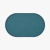 DOG Copenhagen Libra Bowl Mat - Non-Slip, Waterproof Feeding Mat for Dogs, Petrol Blue, S view 2