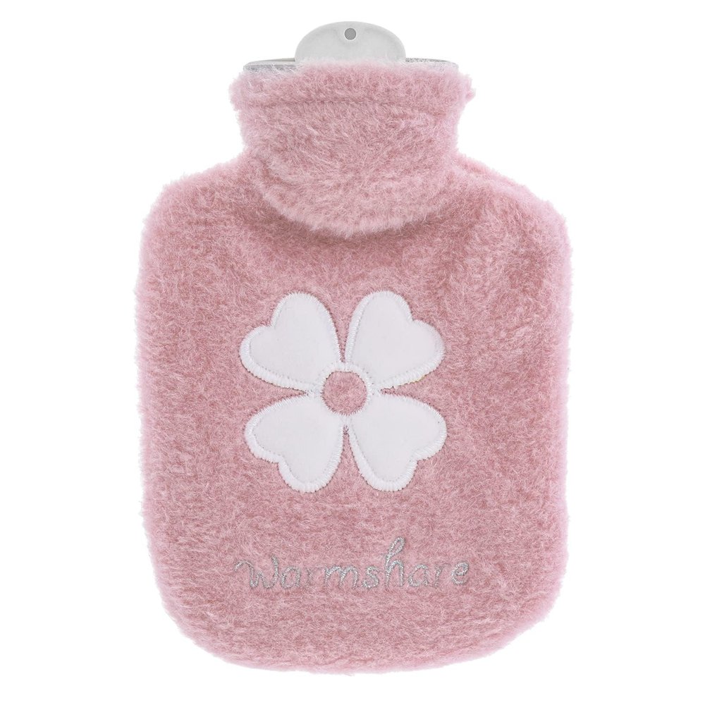 Thinp 500 mL Hot Water Bottle with Plush Cover