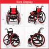 PNAJFUEL Sports Wheelchair, Manual Wheelchair, Lightweight Sports Wheelchair view 3